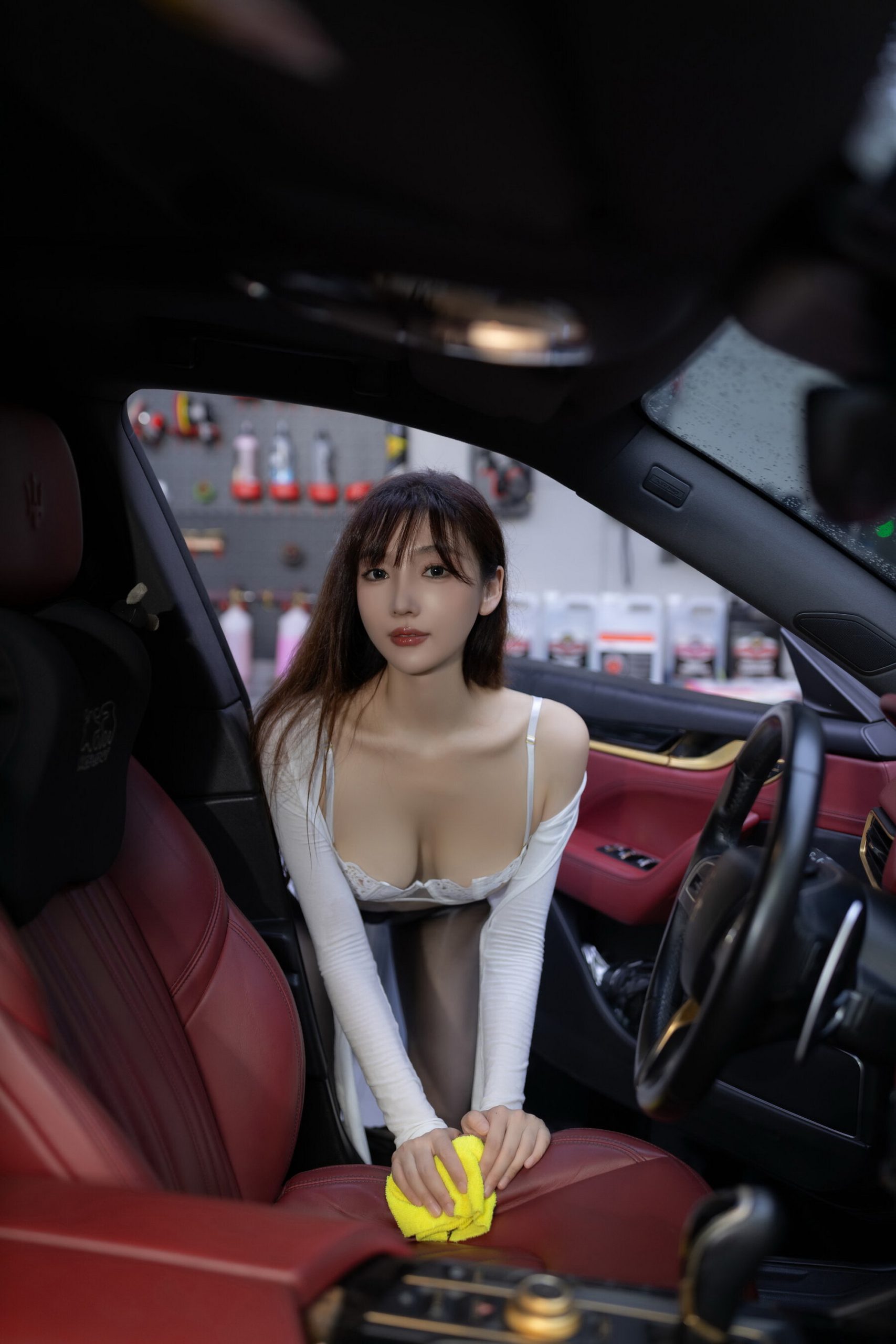 超性感高叉内衣美女长腿肥臀奶头凸点诱惑写真