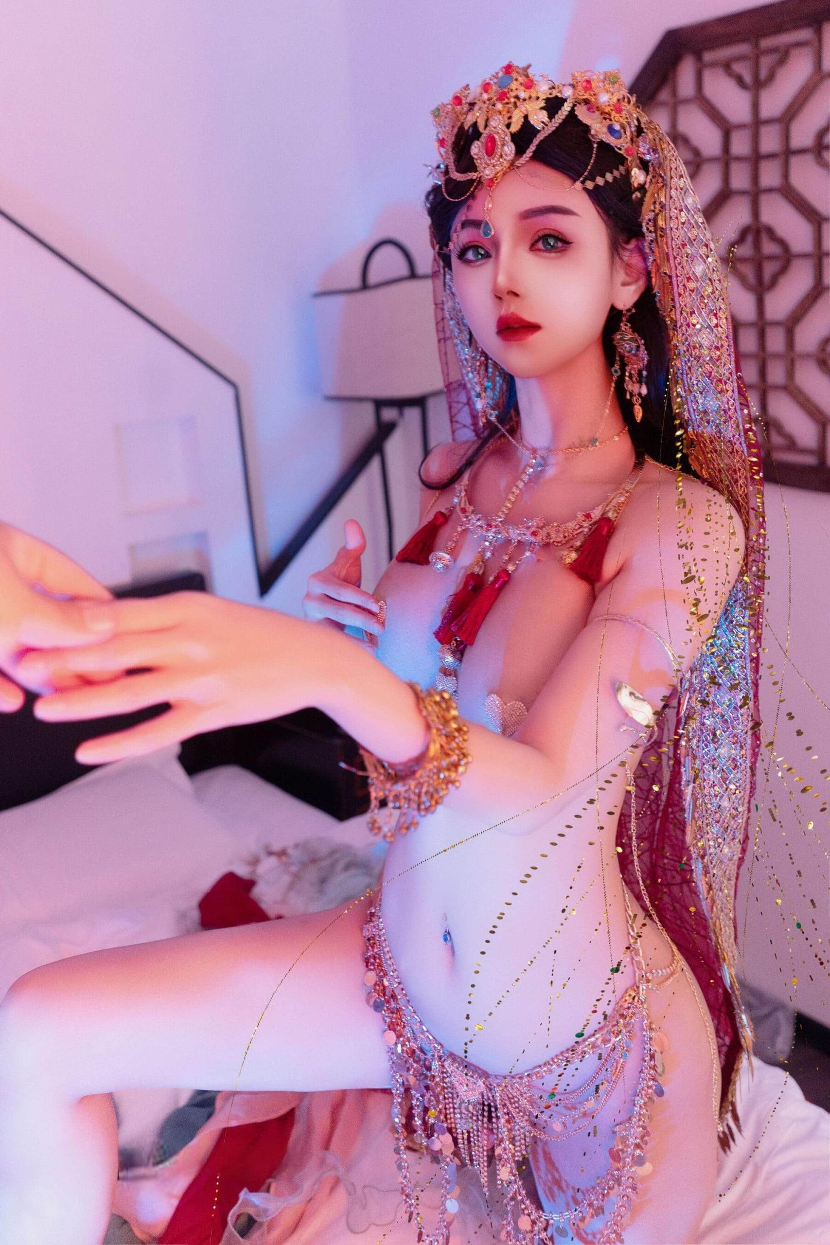 [TouTiao头条女神] 性感圣诞女郎杏儿kitty大胆福利图 - 国产闺蜜还在旁边就啪啪啪