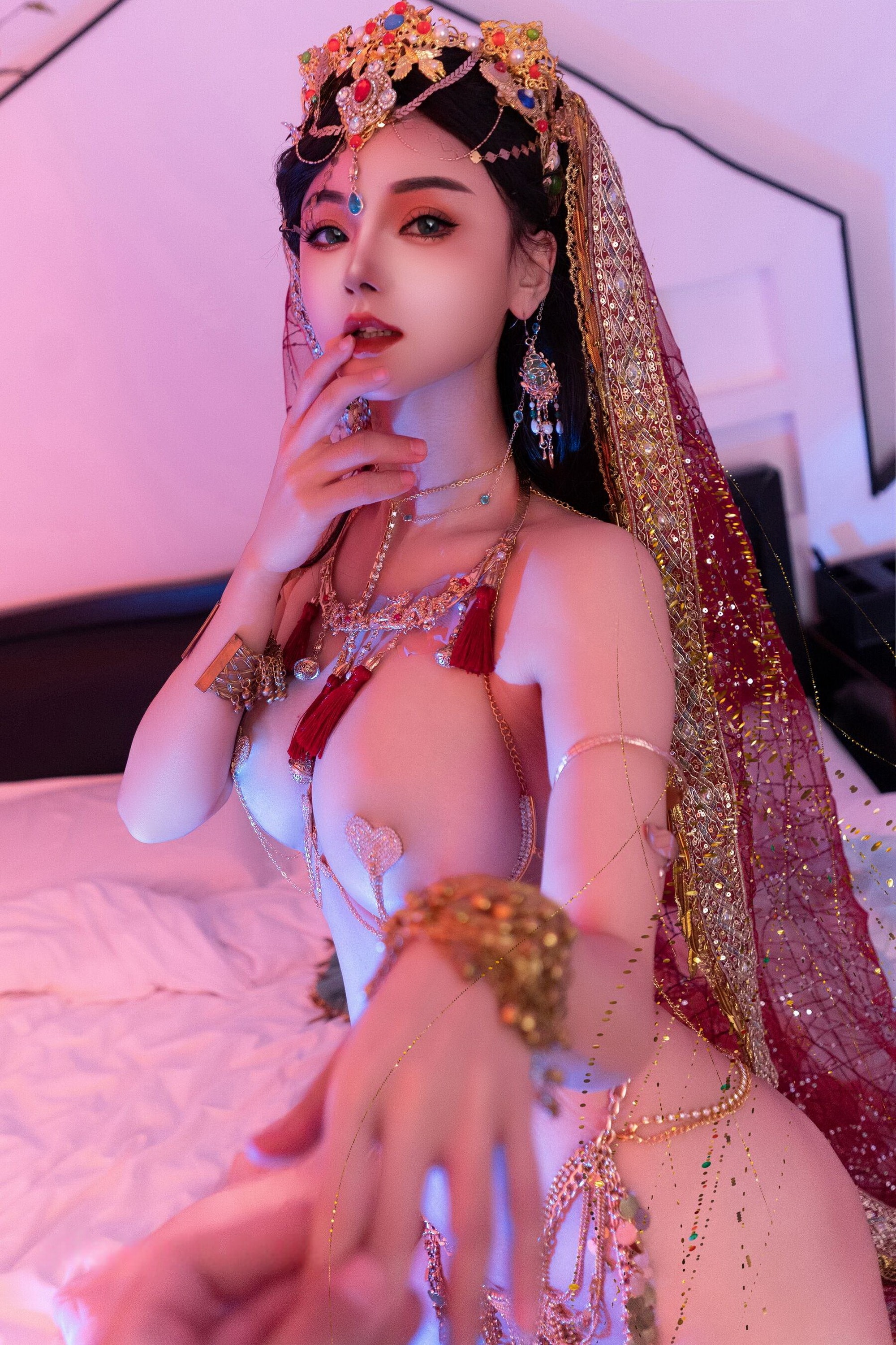 [TuiGirl]推女郎翘臀丰满模特木婉晴人体艺术写真