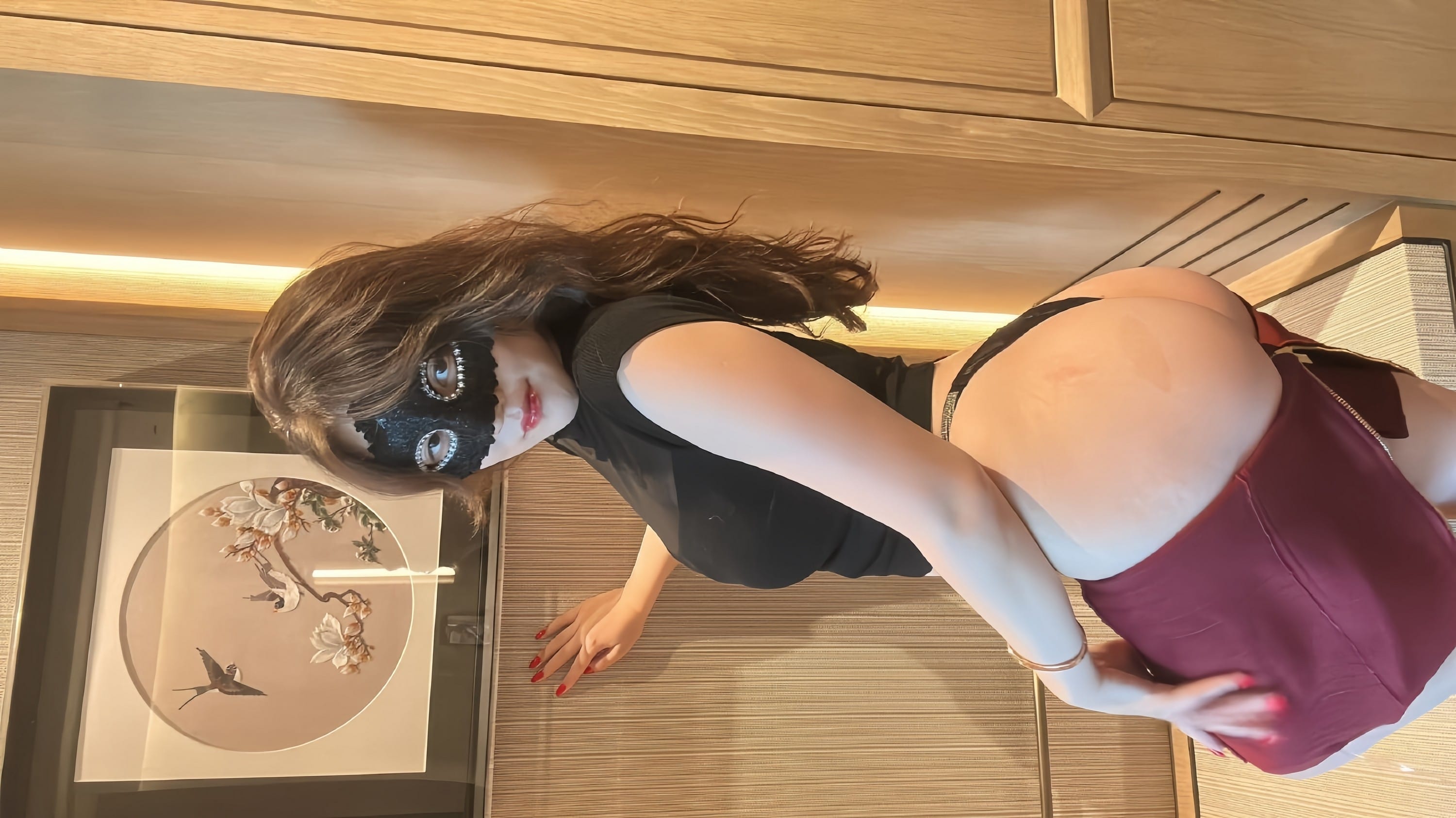 绝美佳人婷婷翘臀粉嫩小泬青青伊人艺术写真(20)